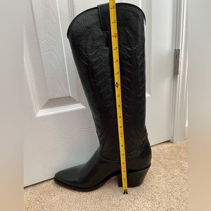 Genio leather knee high cowboy boot size 10/10.5